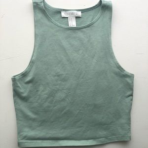 Forever 21 Mint Crop Top